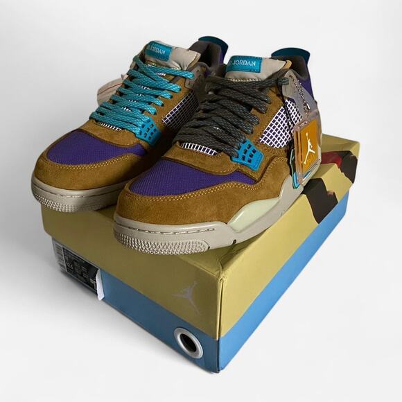 Jordan 4 Retro SP 30th Anniversary Union Desert Moss - size 11M  12.5W US  44 EU - Picture 6 of 8